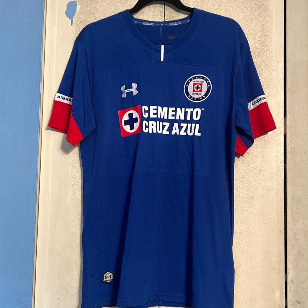 Cruz Azul Jersey Shirt, Worn Once. (L)